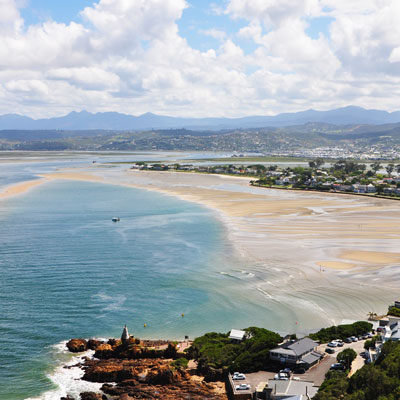 Knysna - Blick von den Heads über die Lagune