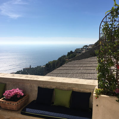 Private Terrasse im Monastero Santa Rosa