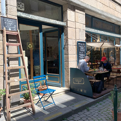 Cafe in Saint Malo