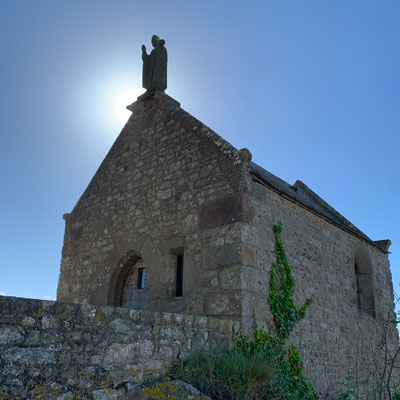 Die kleine Kapelle auf dem Mont Saint Michel