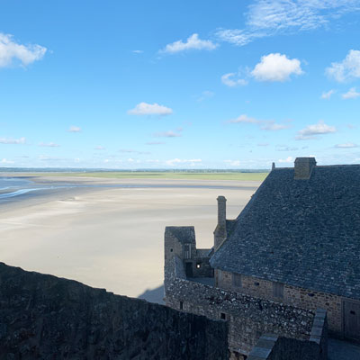 Die Bucht von Mont Saint Michel