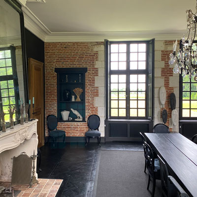 Der Speisesaal im Chateau Maclou