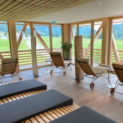 Ruhebereich im Spa